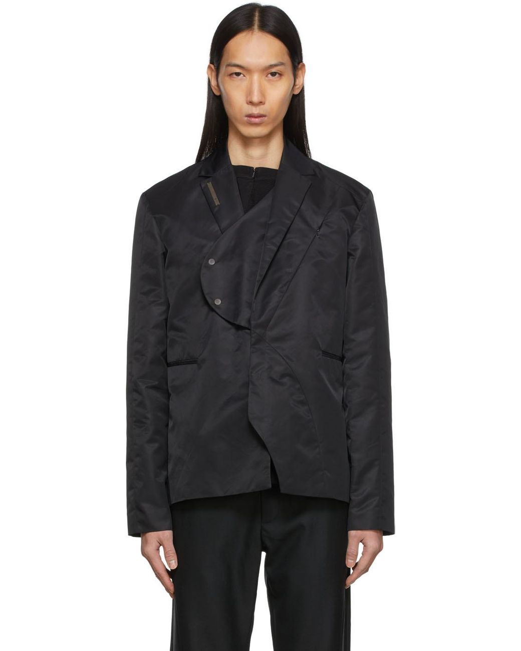 HELIOT EMIL Synthetic Black Technical Nylon Jacket for Men | Lyst