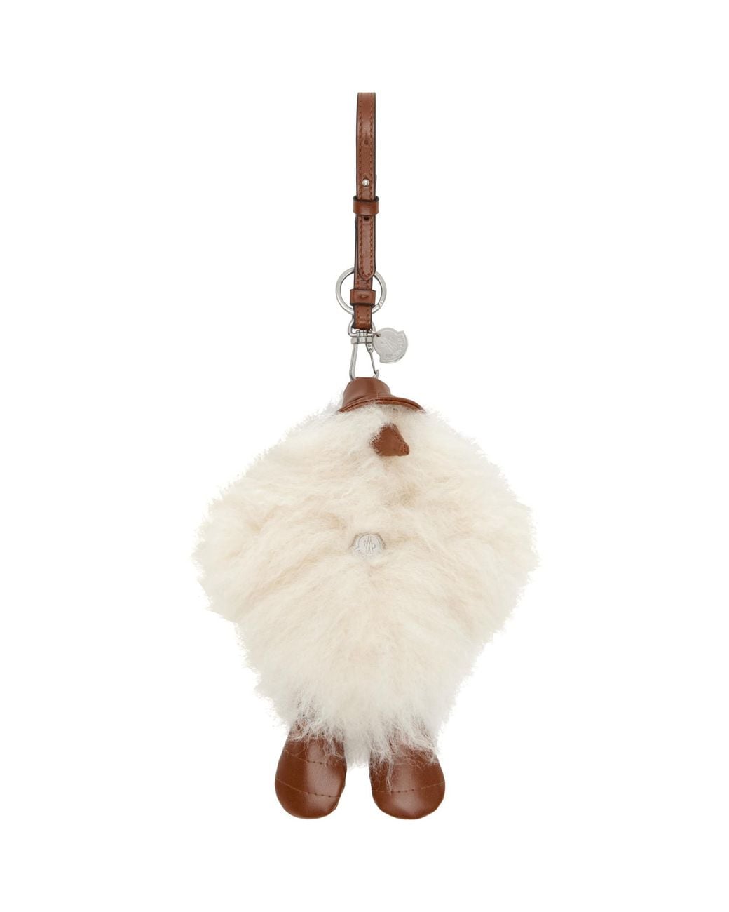 Moncler Natural Monclr Off-whit Monduck Kychain