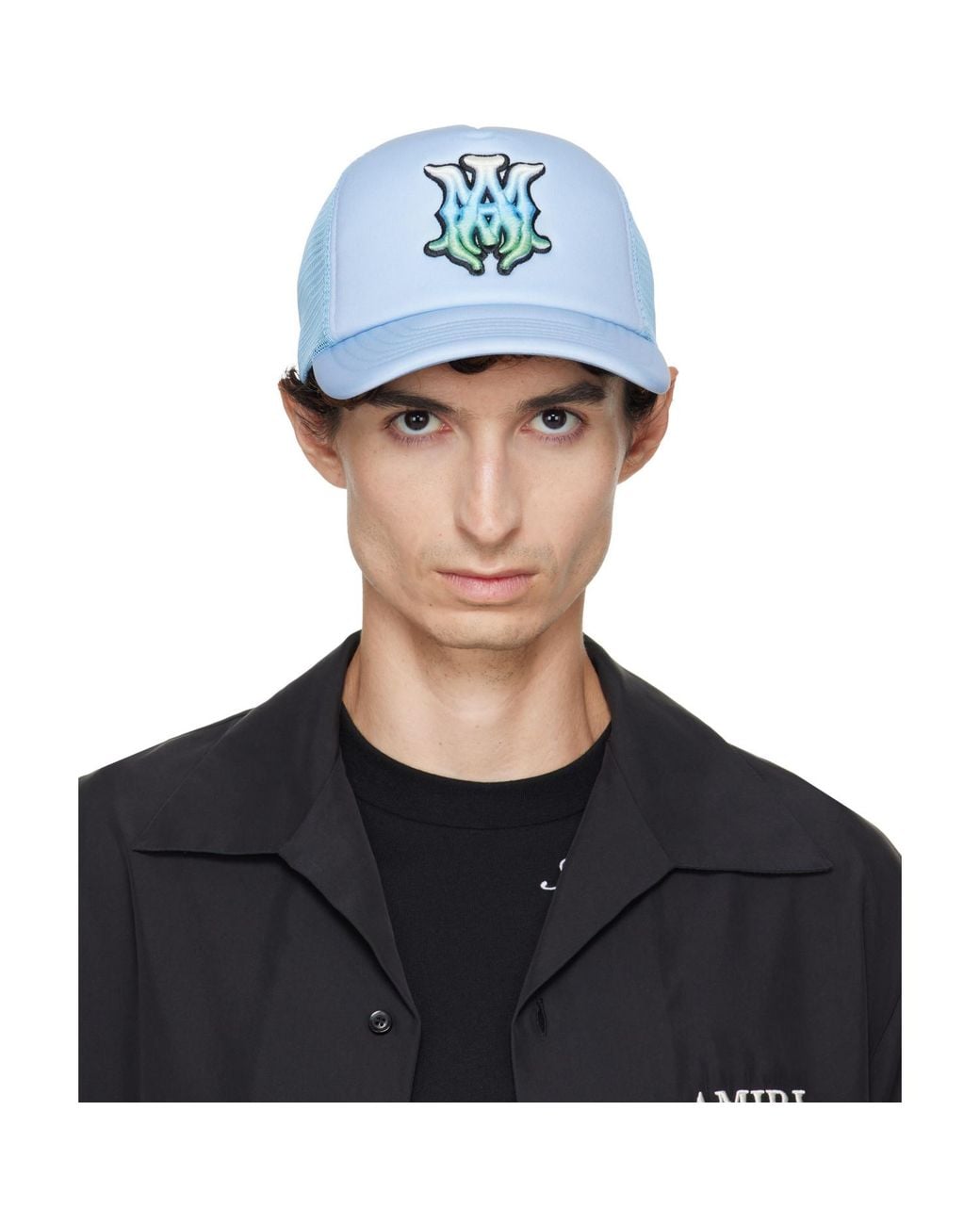 Amiri Blue Ma Surf Trucker Cap for men
