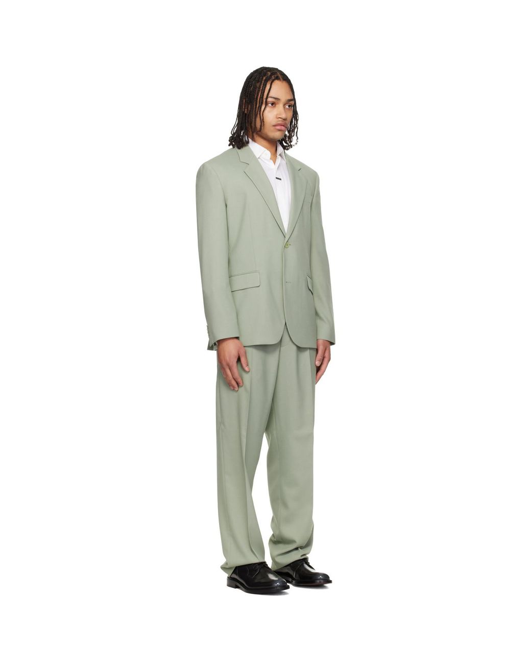 HUGO Black Two-Piece Modern-Fit Stretch Twill Suit for men