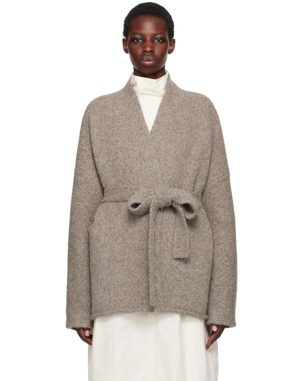 Lauren Manoogian Coto Cardigan in Natural | Lyst