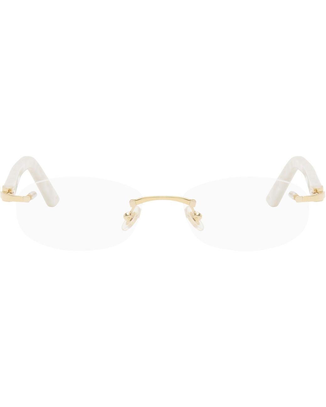 Cartier Black Elongated 'C De Glasses for men