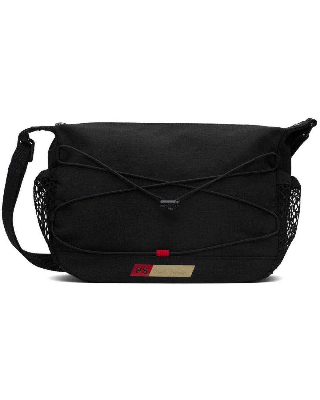 Paul Smith nylon × leather shoulder bag Paul Smith Nylon Utilitarian Crossbody Bag in Black for Men | Lyst