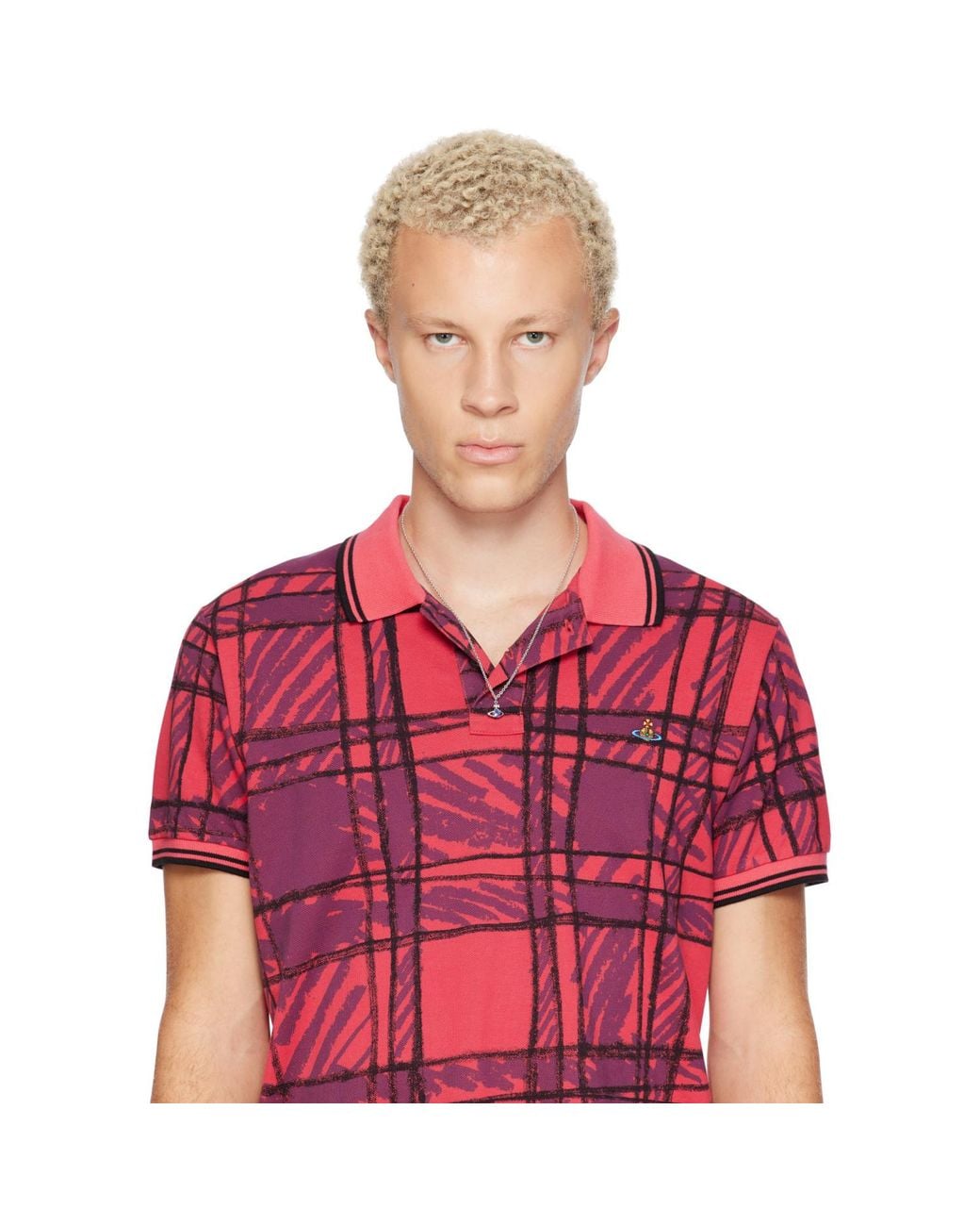 Vivienne Westwood Metallic Reina Pendant Necklace for men