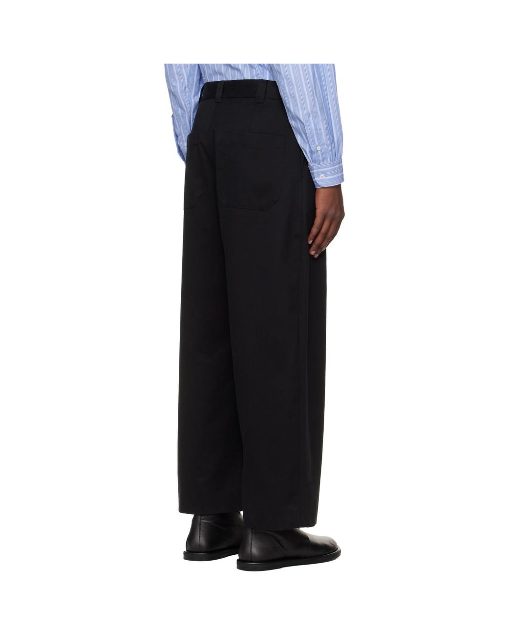 Studio Nicholson Black Sorte Trousers for men