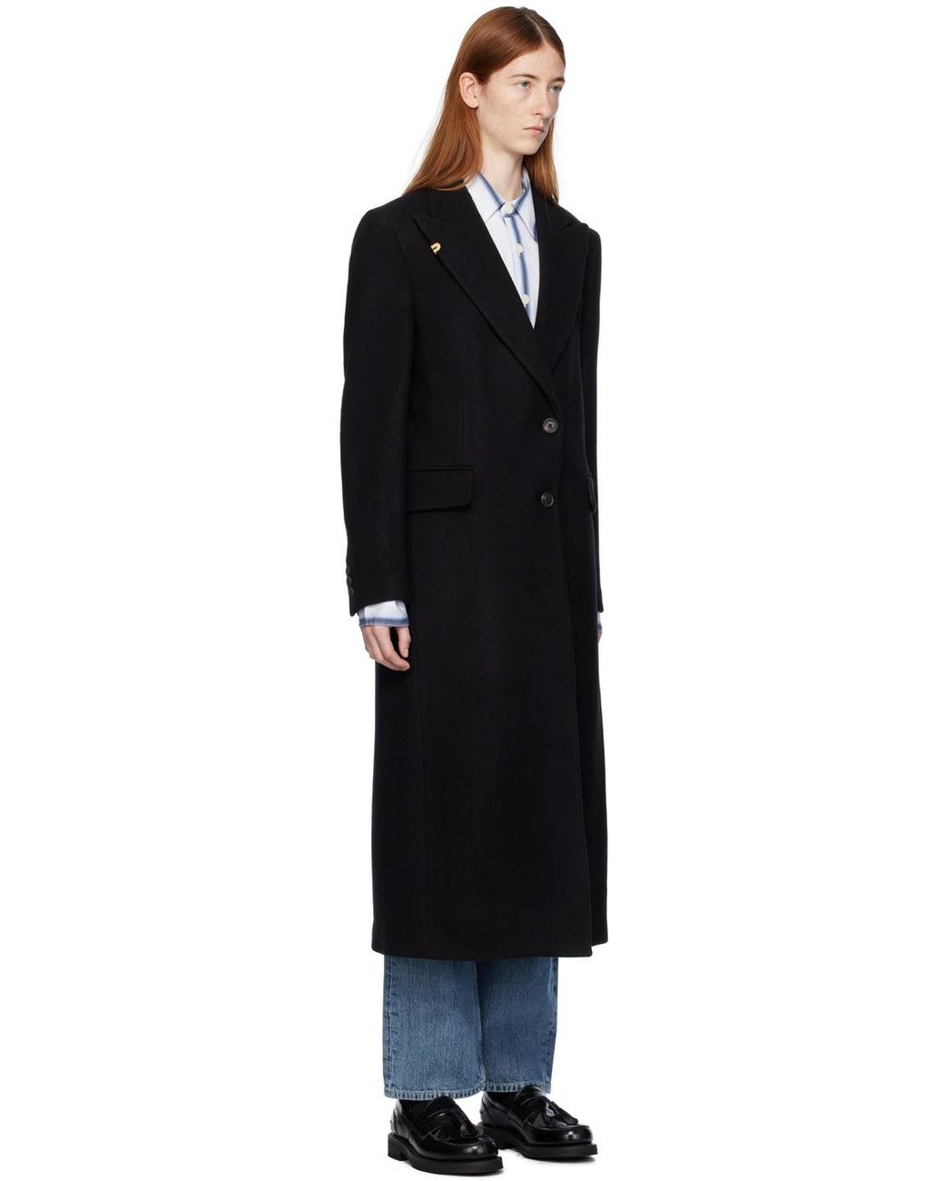 定価15.4万】OUR LEGACY MANTA COAT 40 ブラック（Our Legacy