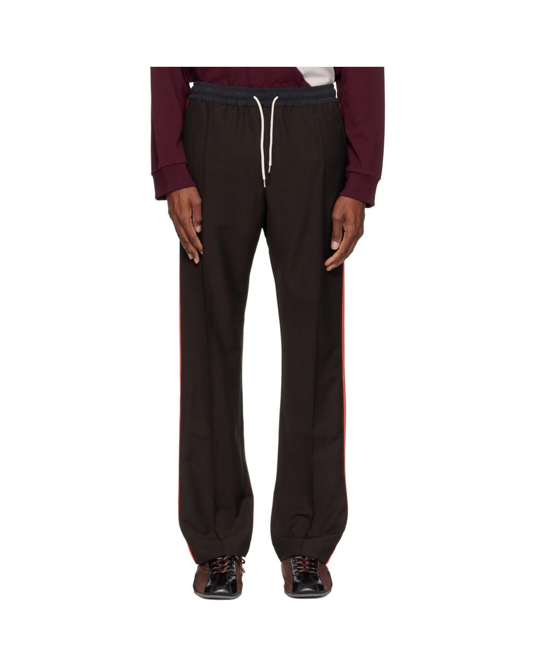 Wales Bonner Black Energy Trousers for men