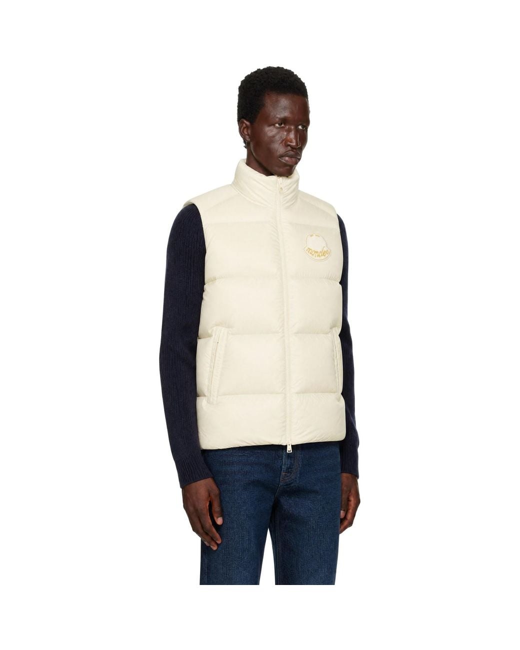 Moncler Natural Lipsi Down Vest for men