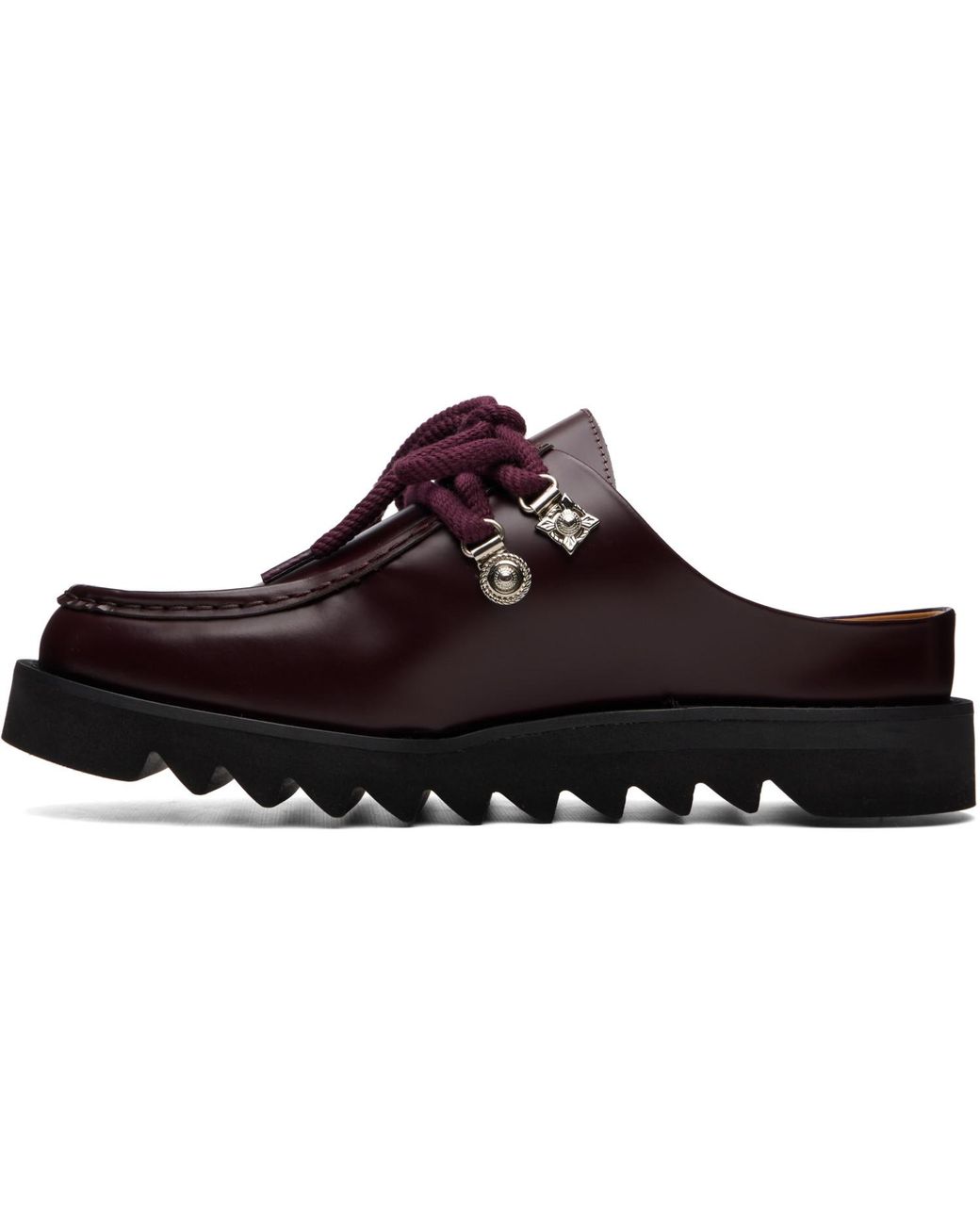 Toga Virilis Red Leather Derbys for men