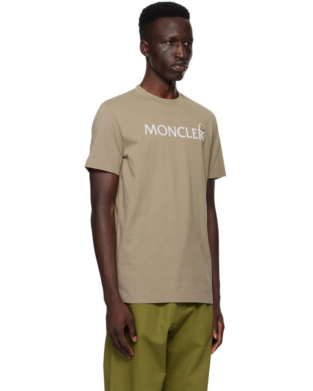 Moncler khaki deals t shirt