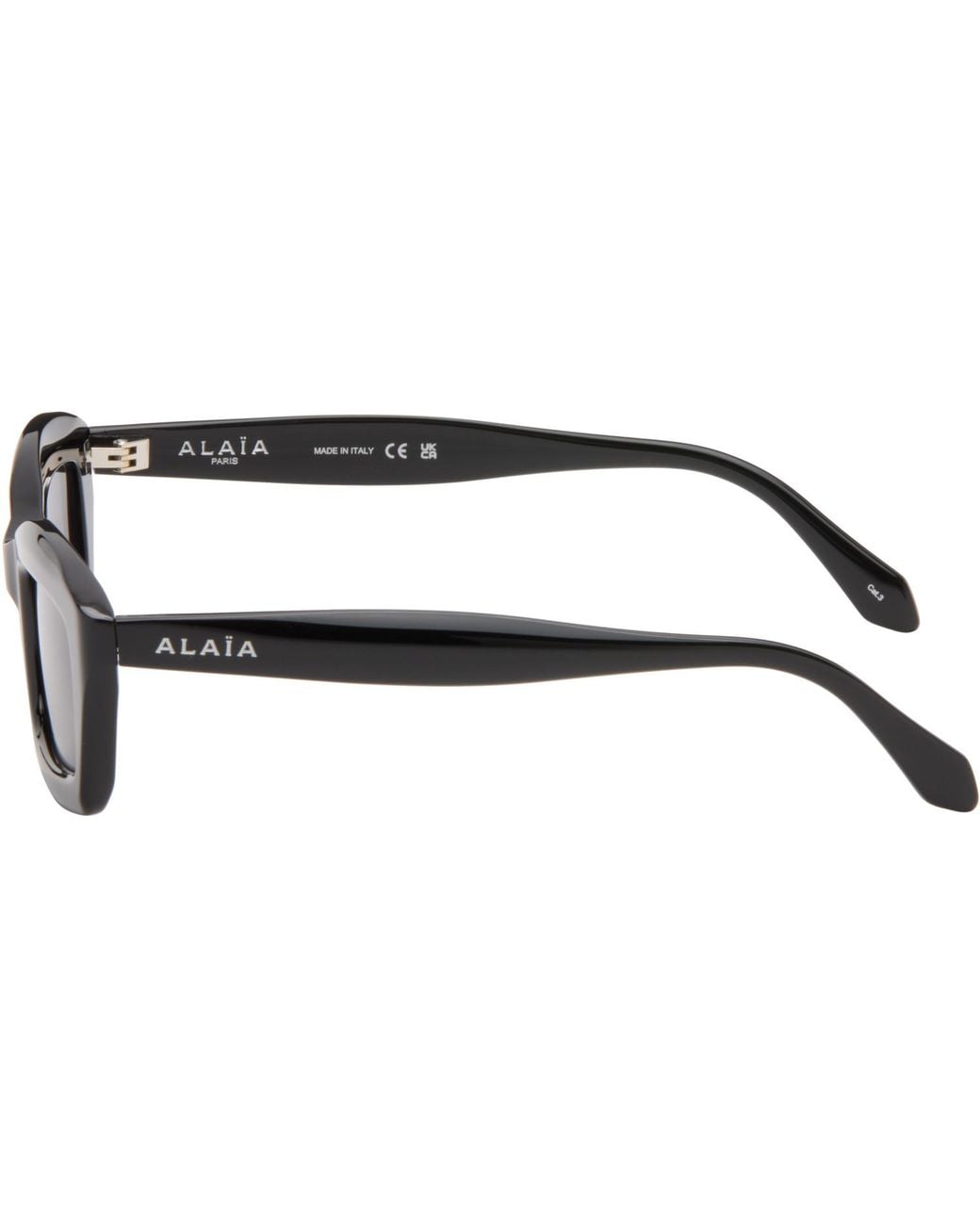 Alaïa Gray Rectangular Sunglasses