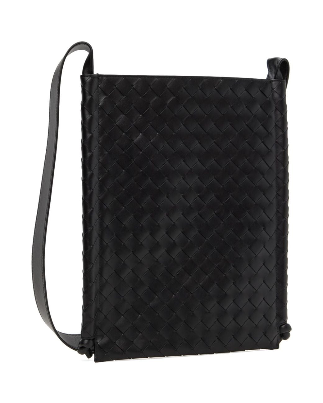 Bottega Veneta Black Large Flat Loop Pouch for men