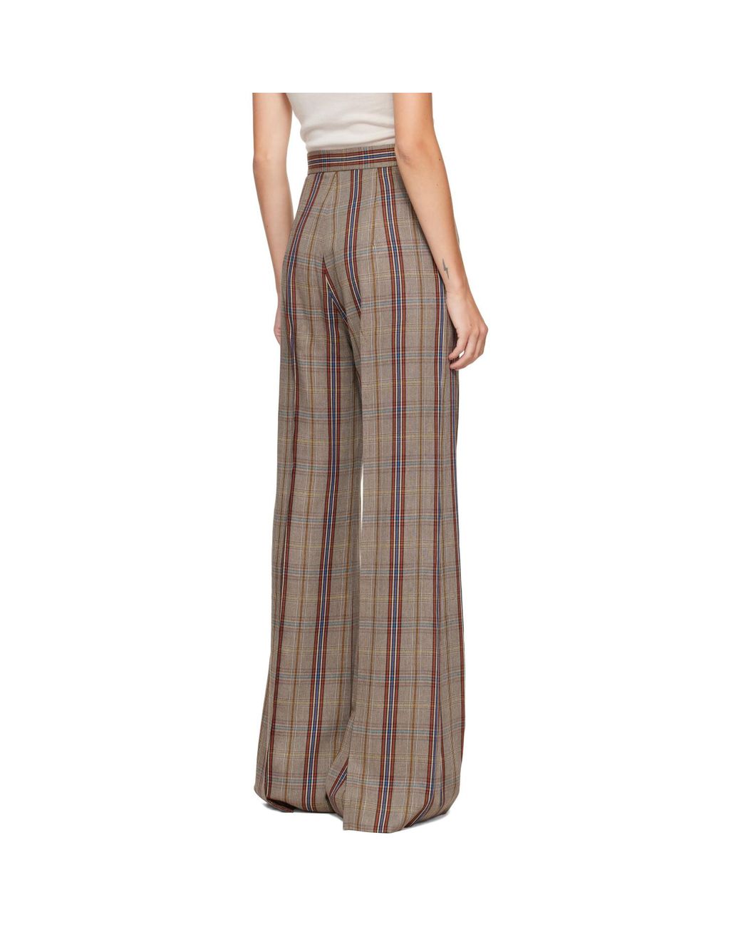 Vivienne Westwood Brown Wide Leg Trousers