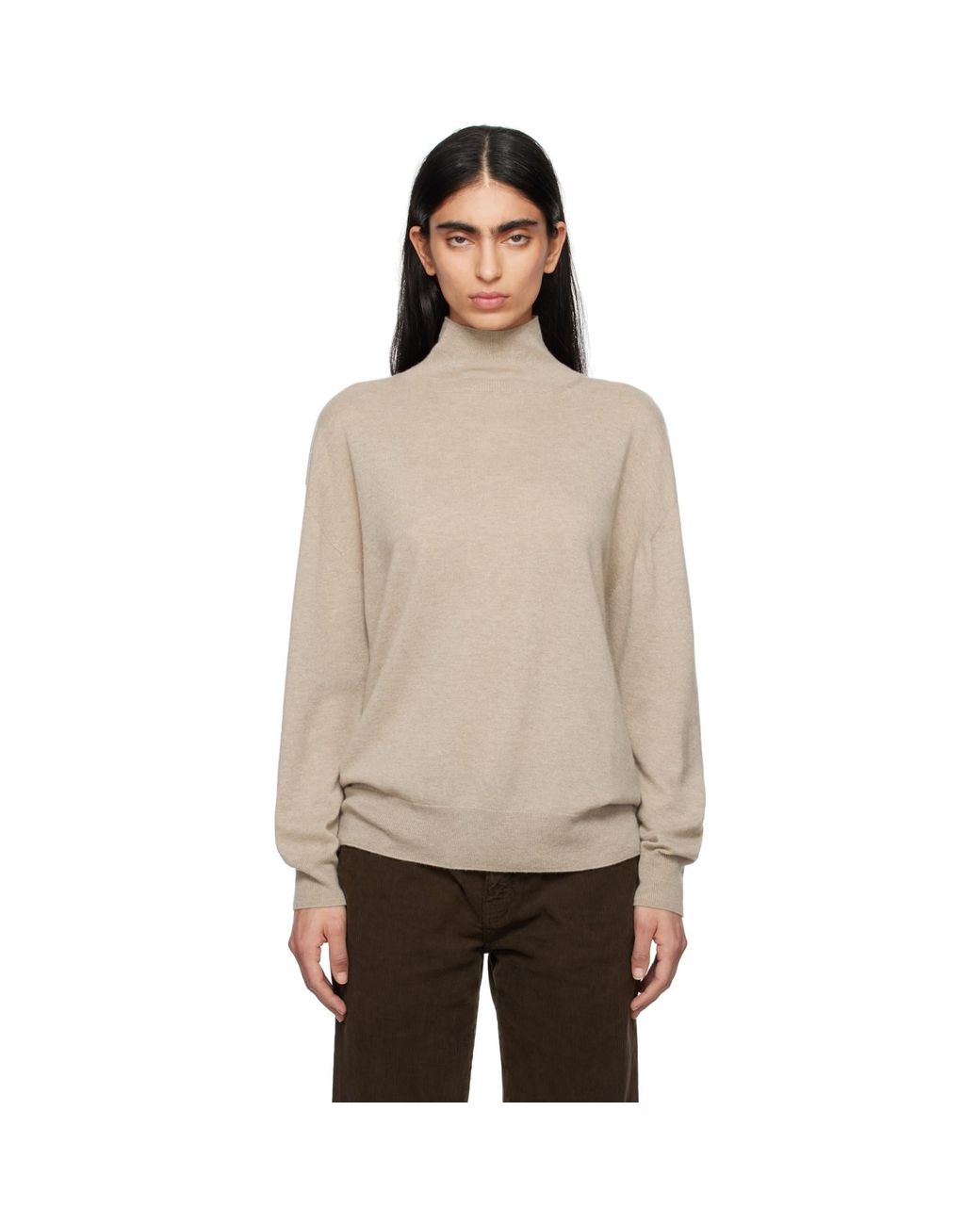 The Row Natural Jabari Turtleneck