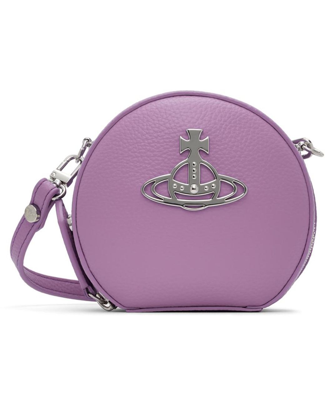 Vivienne Westwood Re-Vegan Mini Round Crossbody Bag in