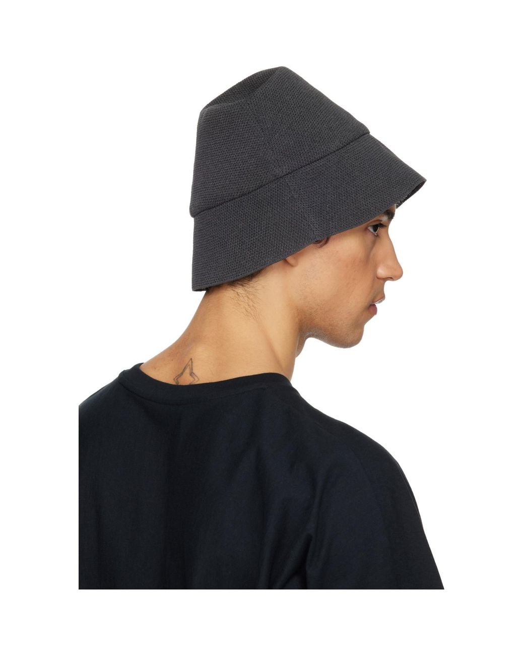 Homme Plissé Issey Miyake Blue Washi Bucket Hat for men