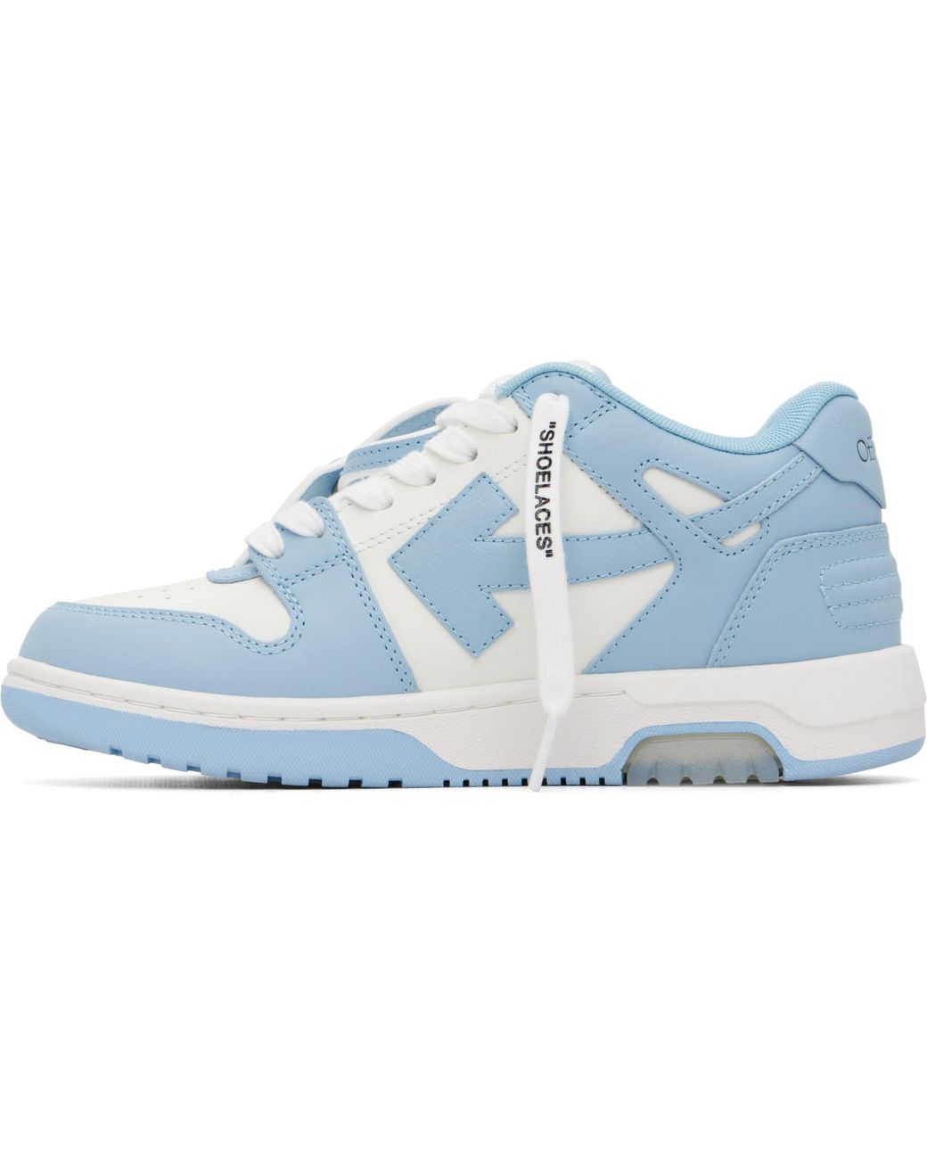 Off-White c/o Virgil Abloh Blue 'Out Of Office' Calf Leather Sneakers