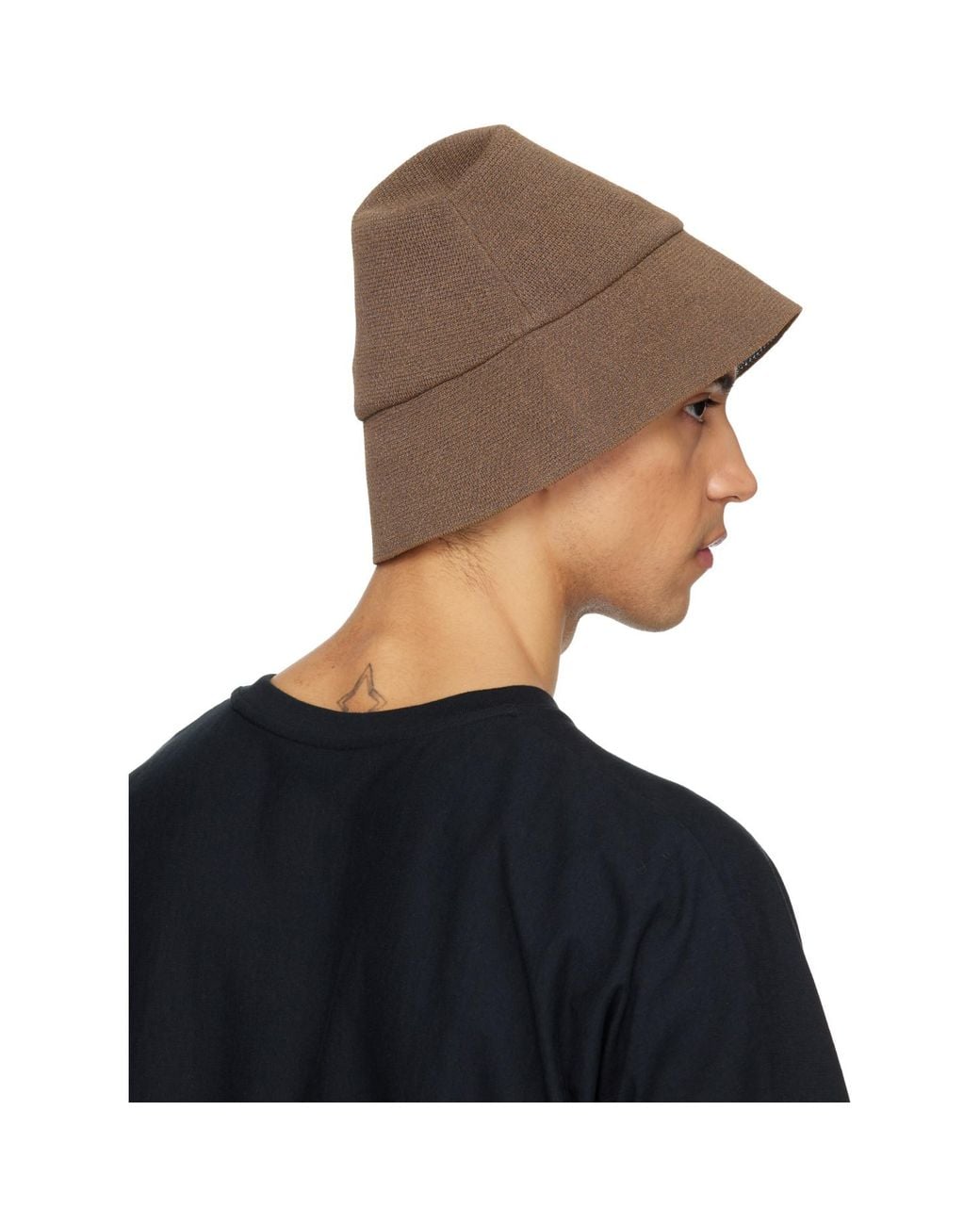 Homme Plissé Issey Miyake Blue Washi Bucket Hat for men
