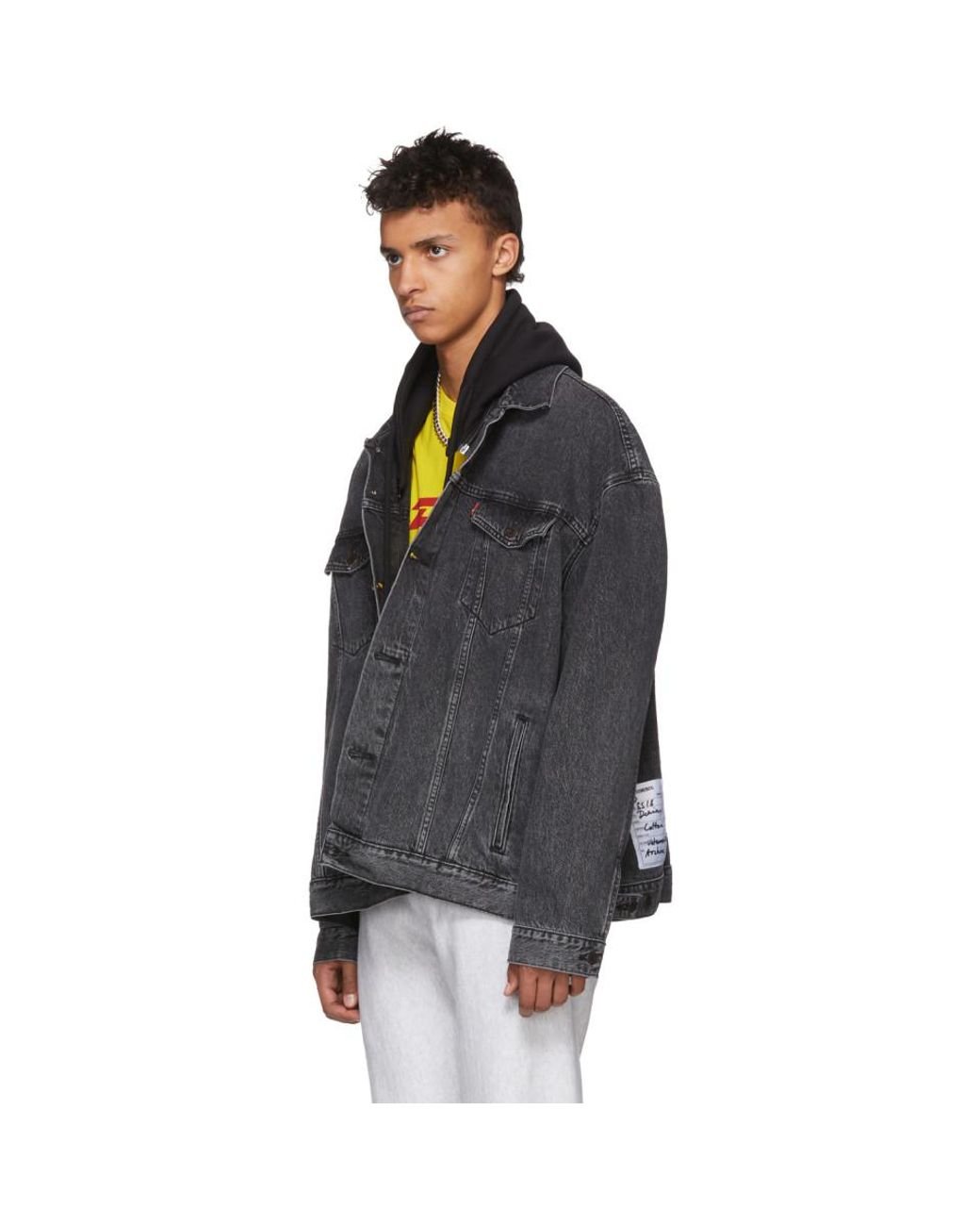 Vetements best sale levis jacket