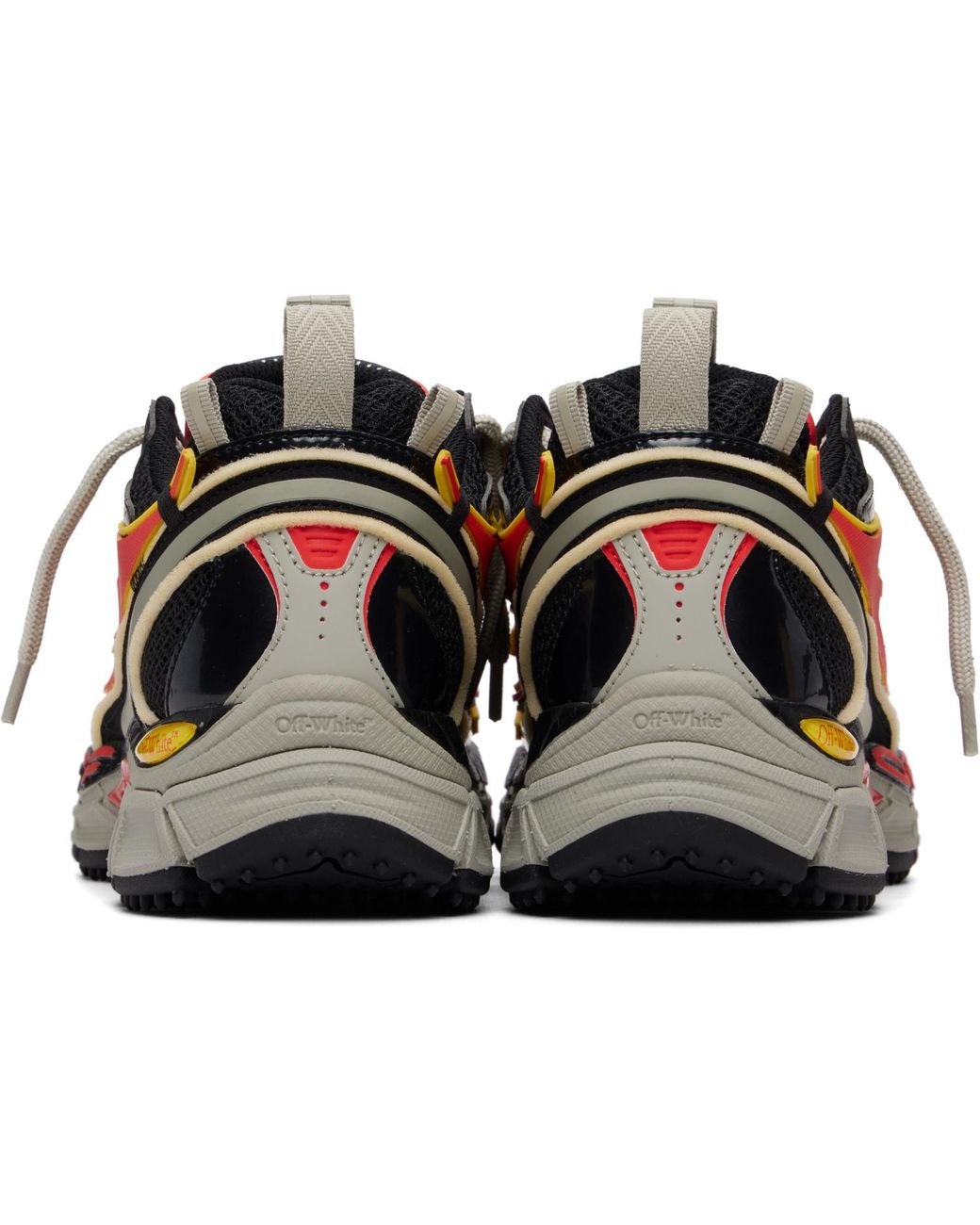 Off-White c/o Virgil Abloh Black 'Be Right Back' Mesh Sneakers for men