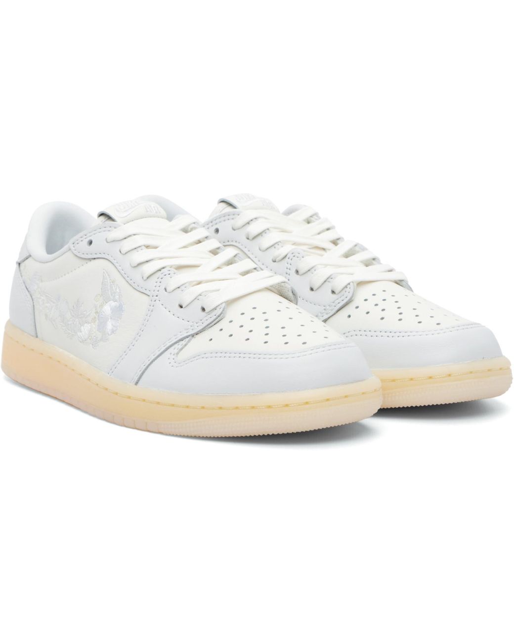Nike White Off- Air Jordan 1 Low Og Sneakers for men
