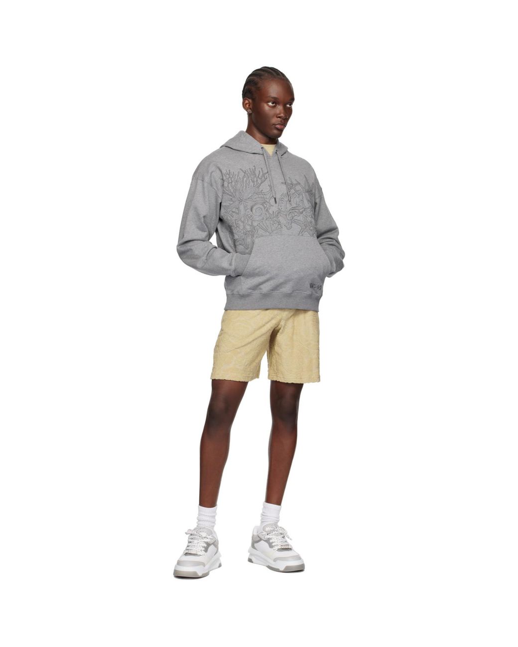 Versace Black Barocco Sea Hoodie for men