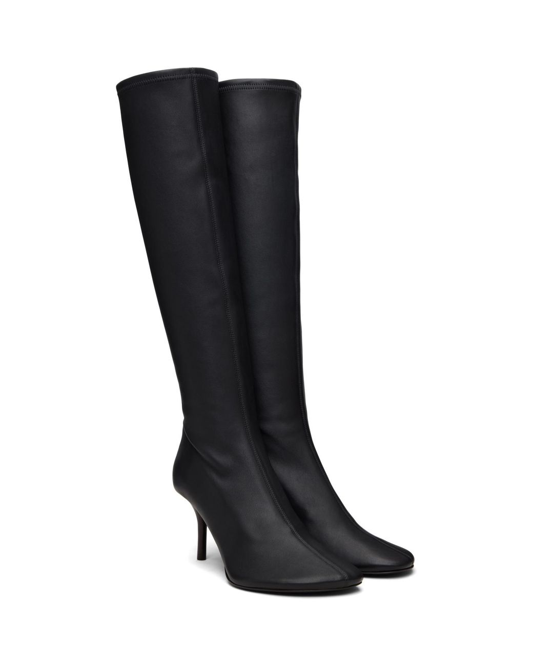 Acne Black High Leather Boots