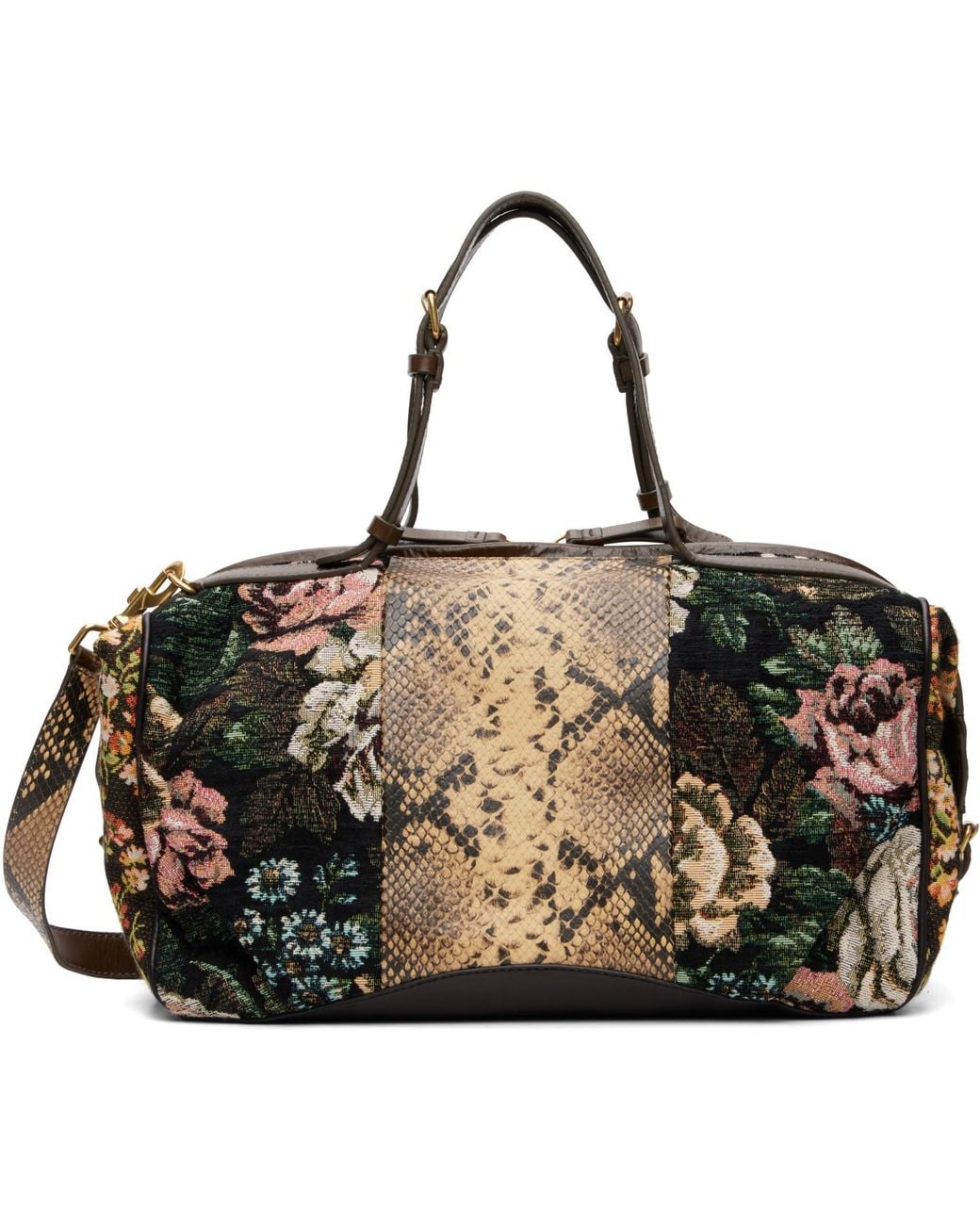 Dries Van Noten Black East-west Bag