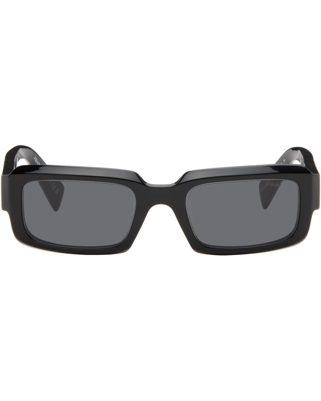 Prada Gray 'Prada Symbole' Sunglasses for men