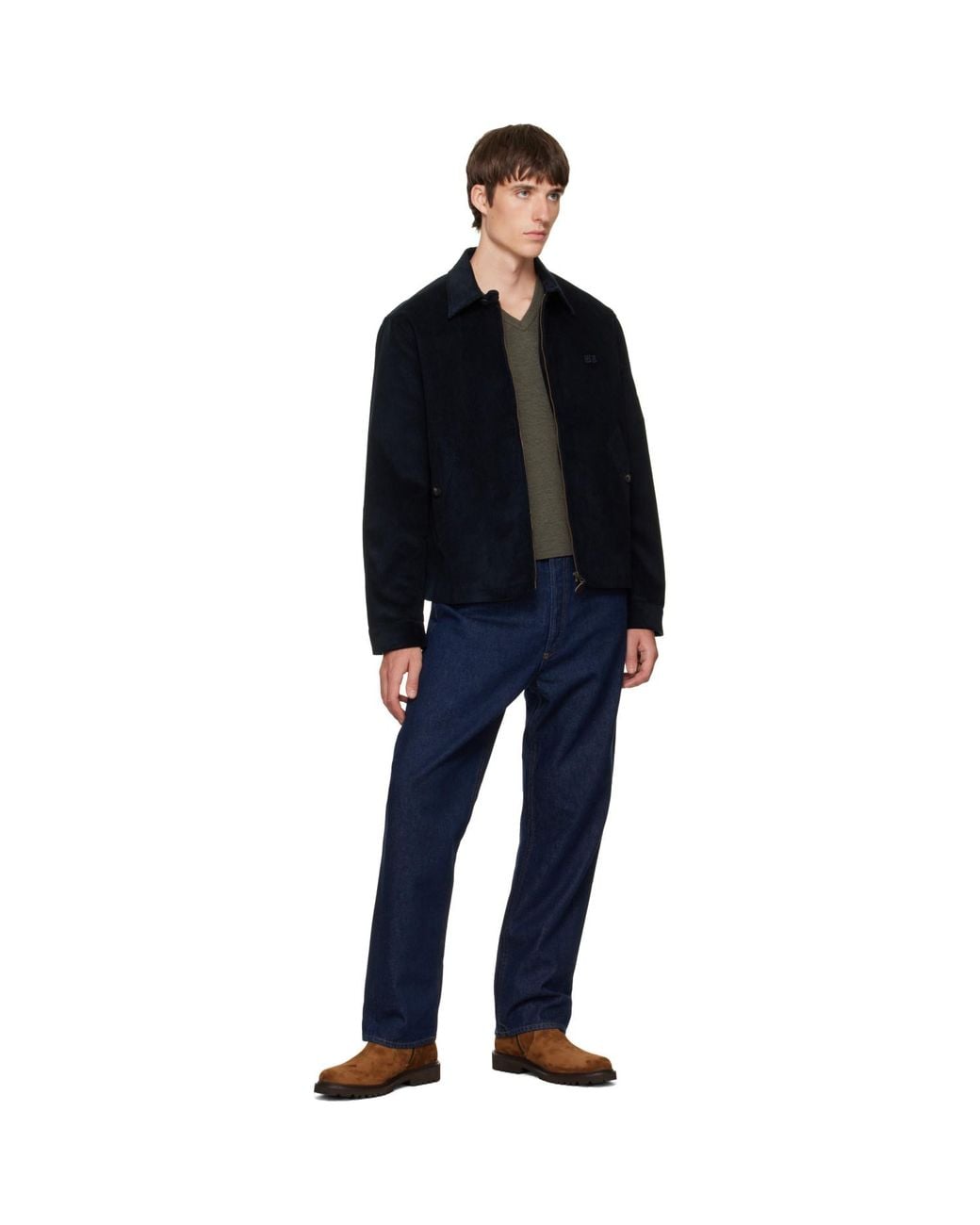 Common Projects Brown Suede Piuma Zipper Boots for men