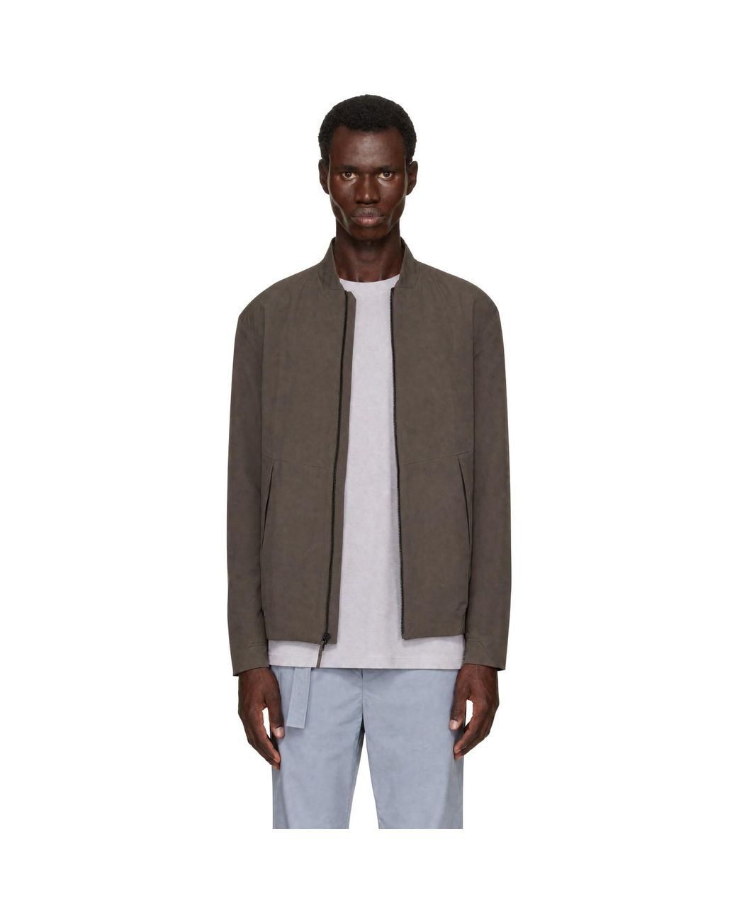 Veilance Brown Diode Insulated Bomber Jacket for men