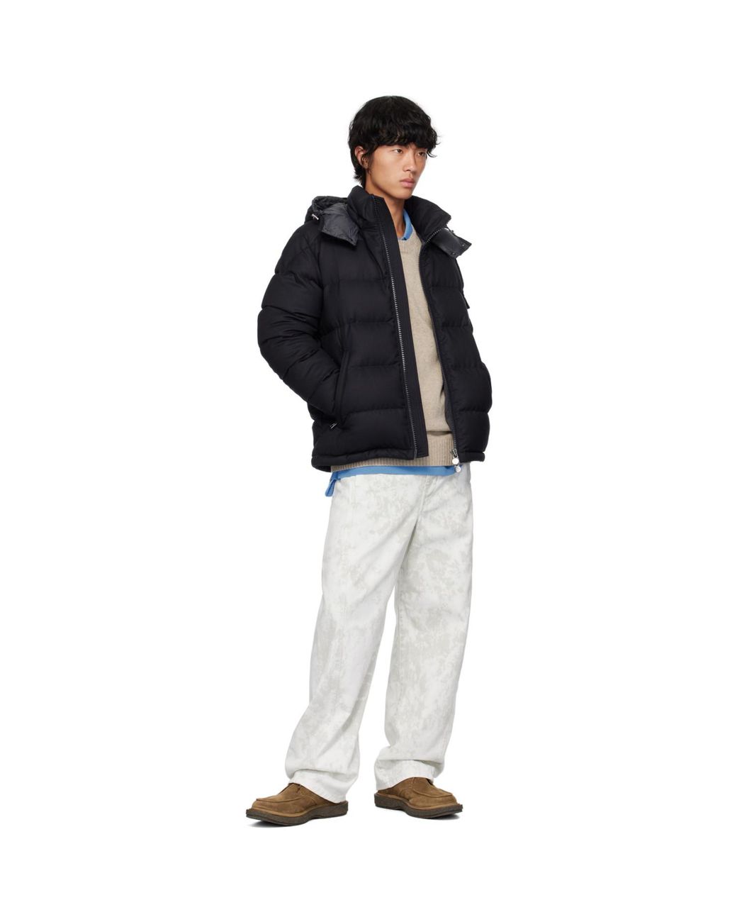 Moncler Black Montgenevre Down Jacket for men