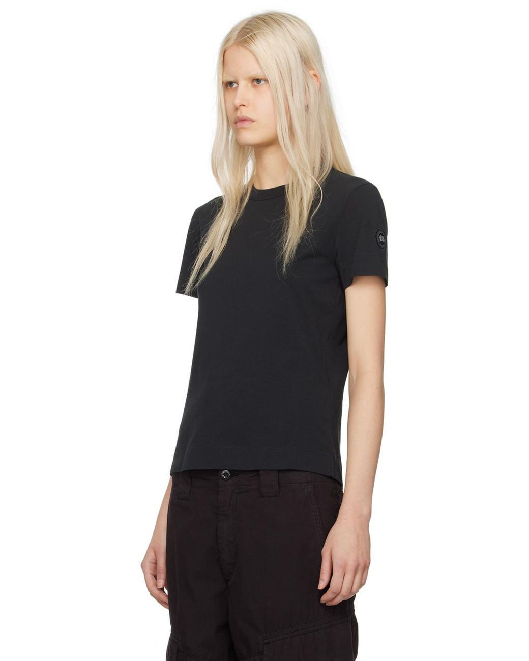 Canada Goose Black 'black Label' Broadview T-shirt