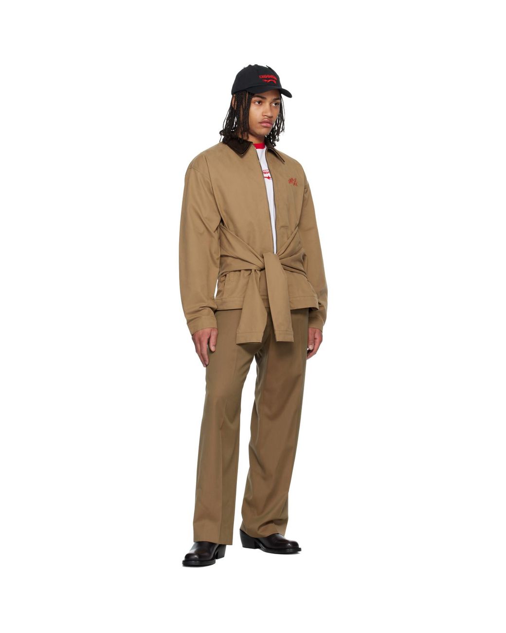 Charles Jeffrey Natural Tan Hug Jacket for men