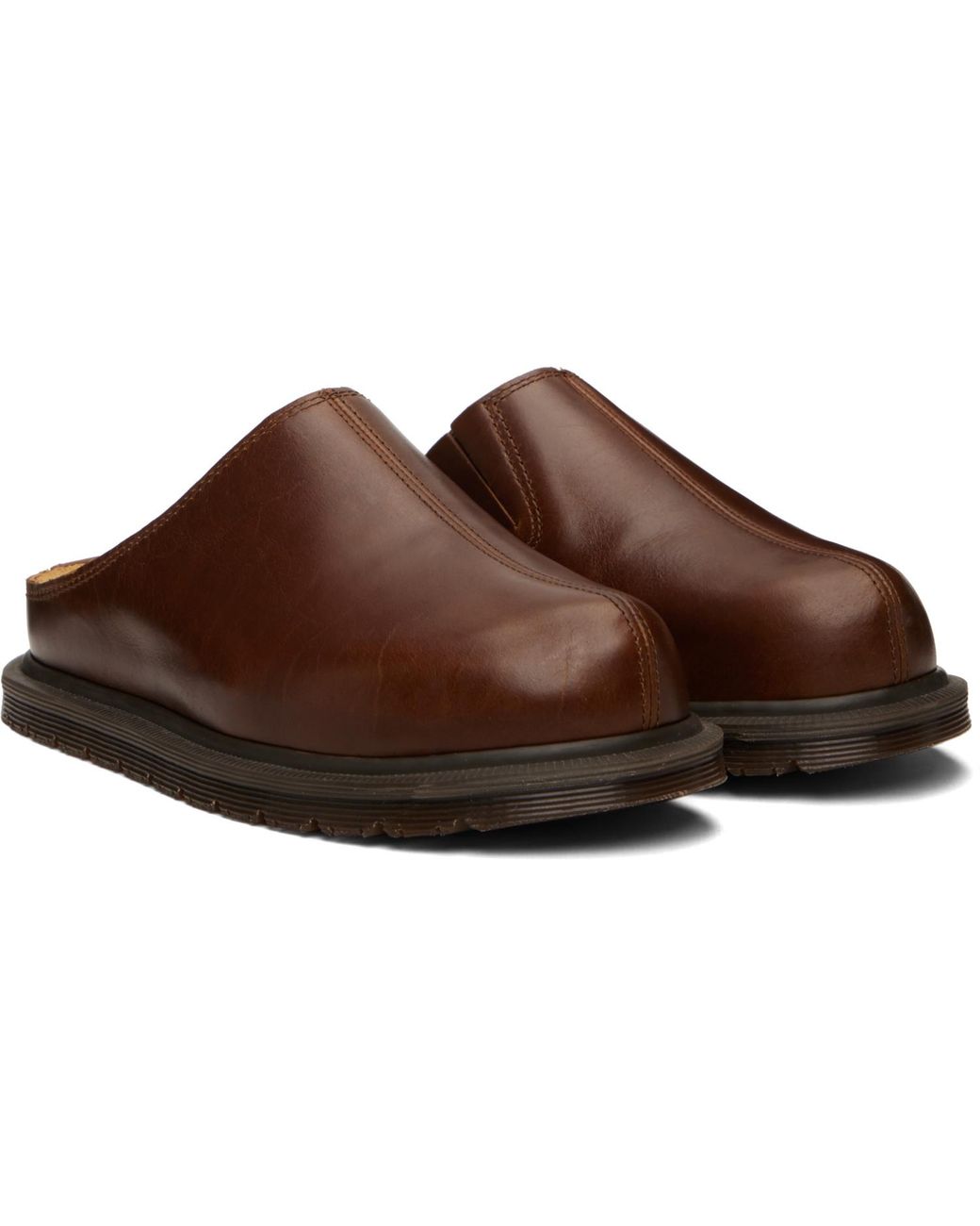 Dr. Martens Brown San Mule Slip-On Loafers for men