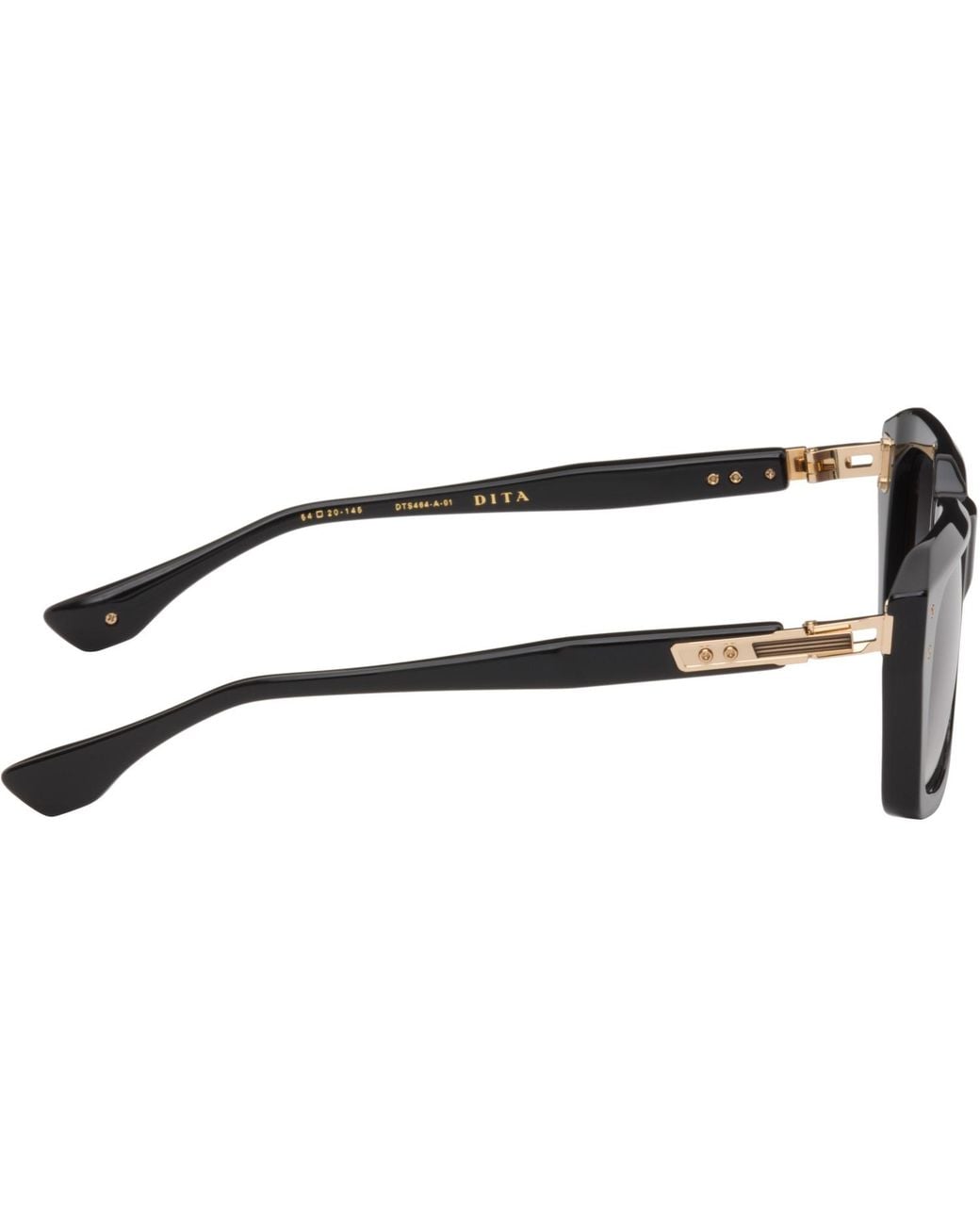 Dita Eyewear Black Grandmaster-Nine Sunglasses for men