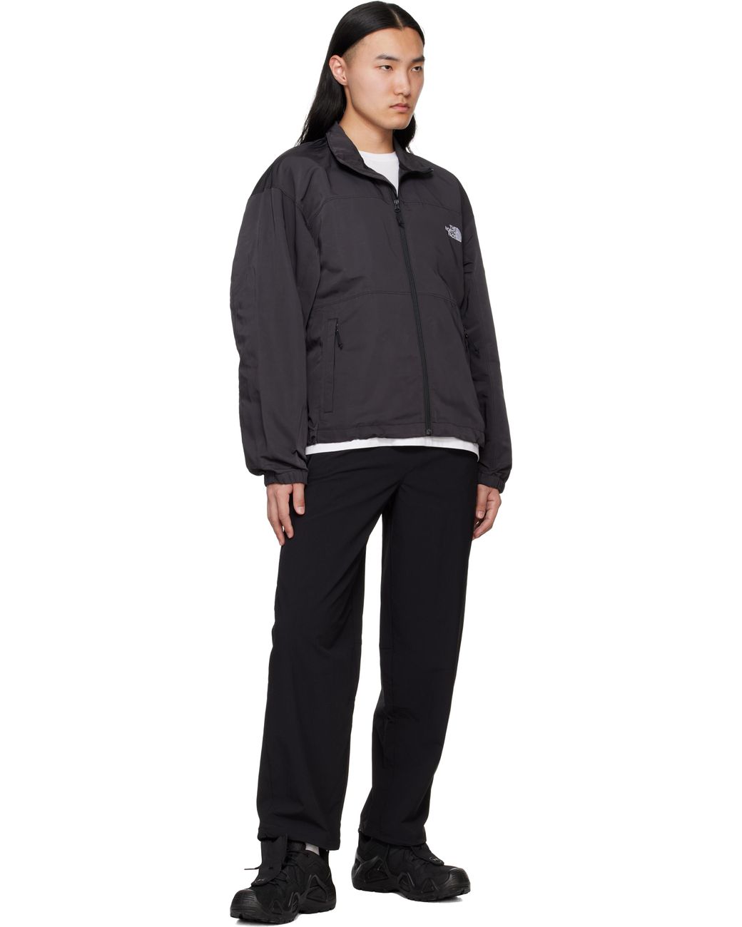 The North Face Tnf Easy Wind Track Jacket in Black for Men | Lyst UK