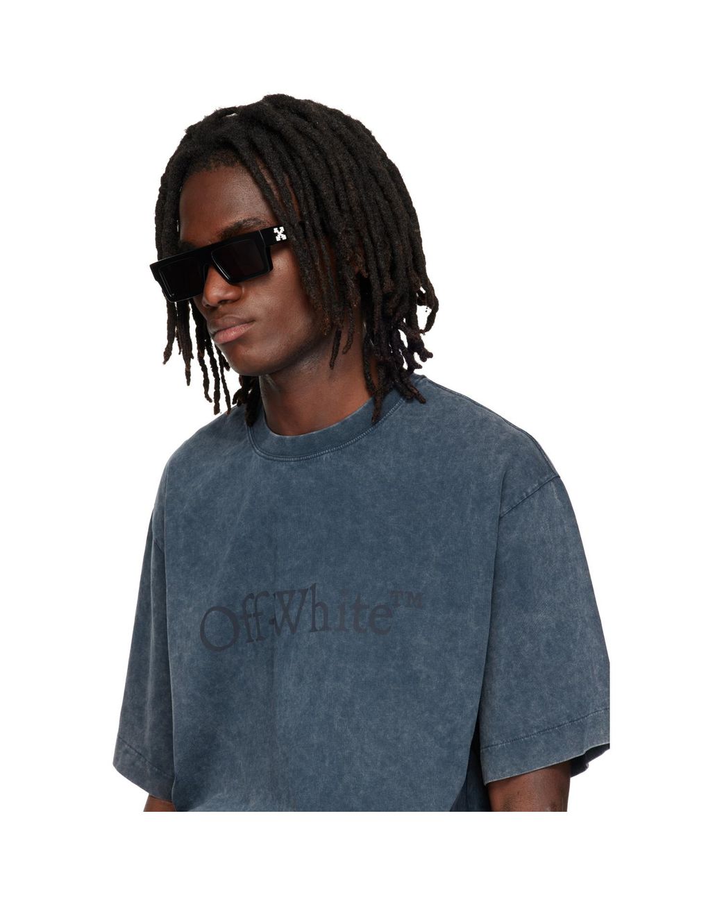 Off-White c/o Virgil Abloh Gray Ruby Sunglasses for men