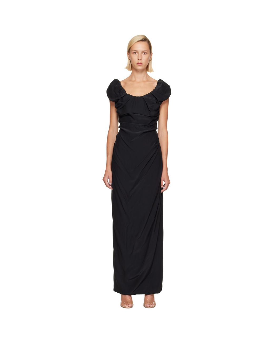 Vivienne Westwood Black Ginnie Amber Maxi Dress