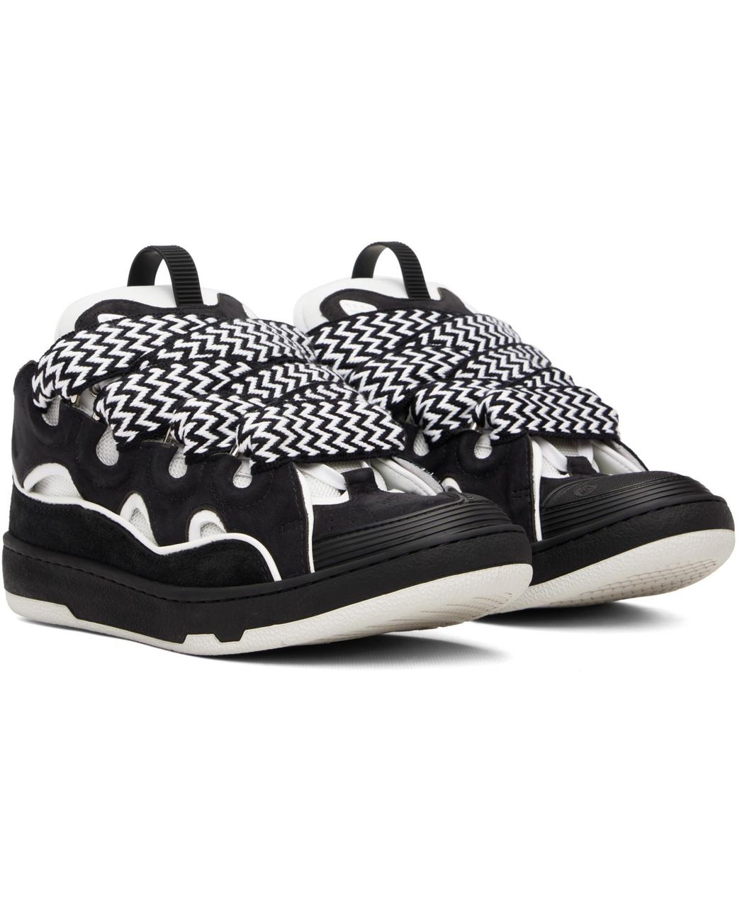Lanvin Black Curb Sneakers for men