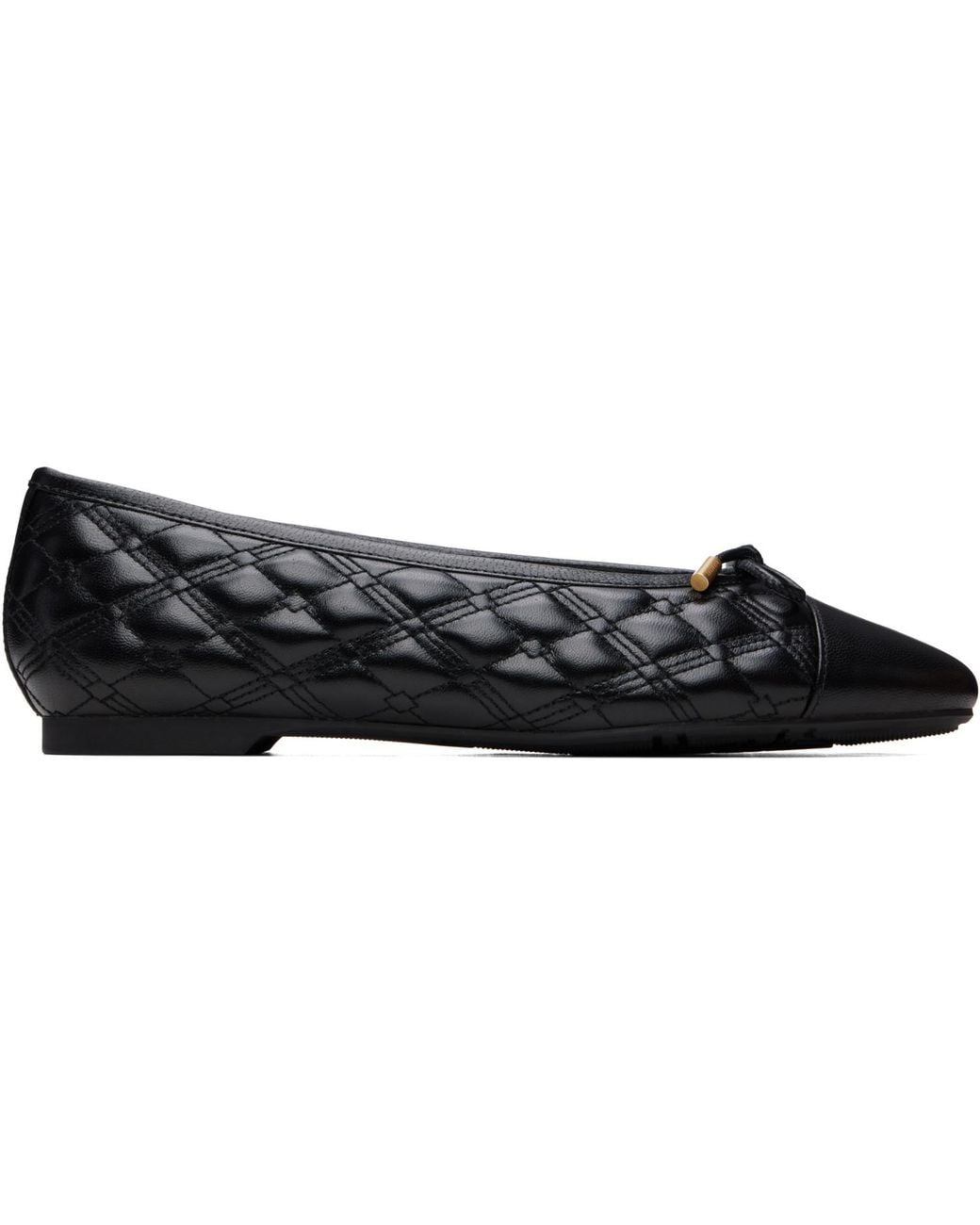 Burberry Black Highgate Ballerina Flats
