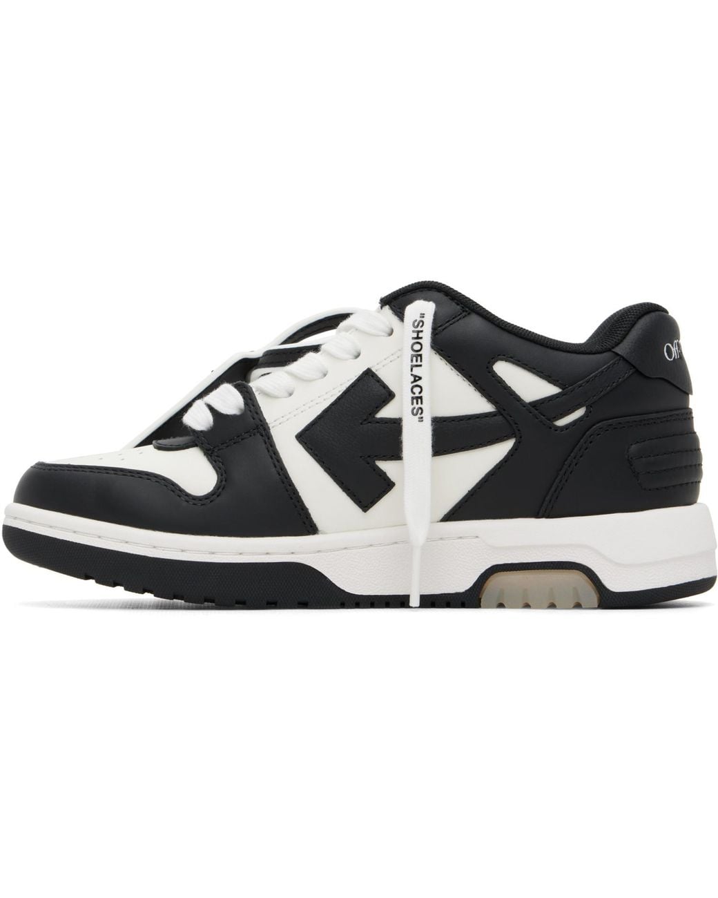 Off-White c/o Virgil Abloh Black 'Out Of Office' Calf Leather Sneakers for men