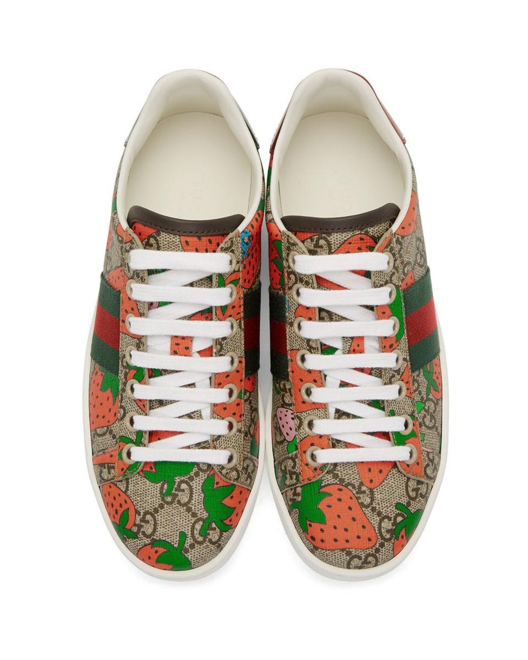 women's ace gg gucci strawberry sneaker