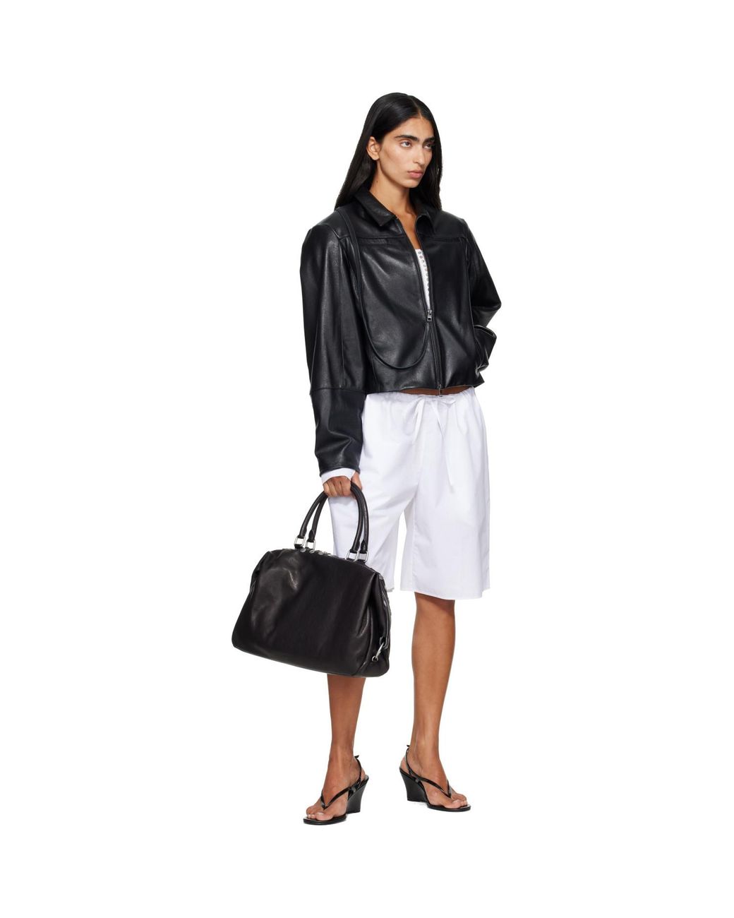 MARGE SHERWOOD Black Dumpling Stud Bag