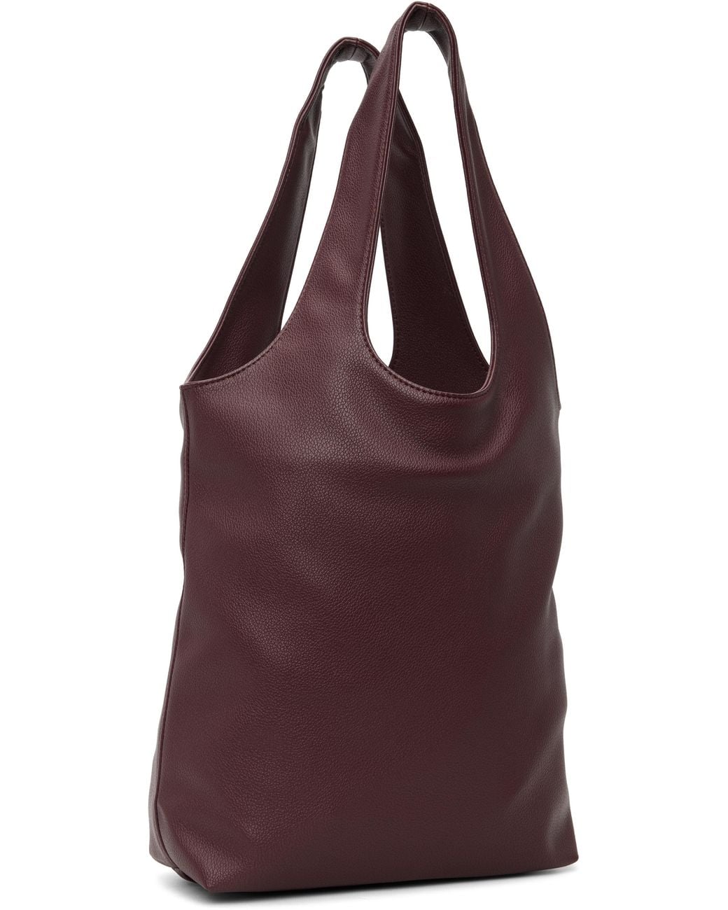 A.P.C. Red Burgundy Ninon Small Tote for men