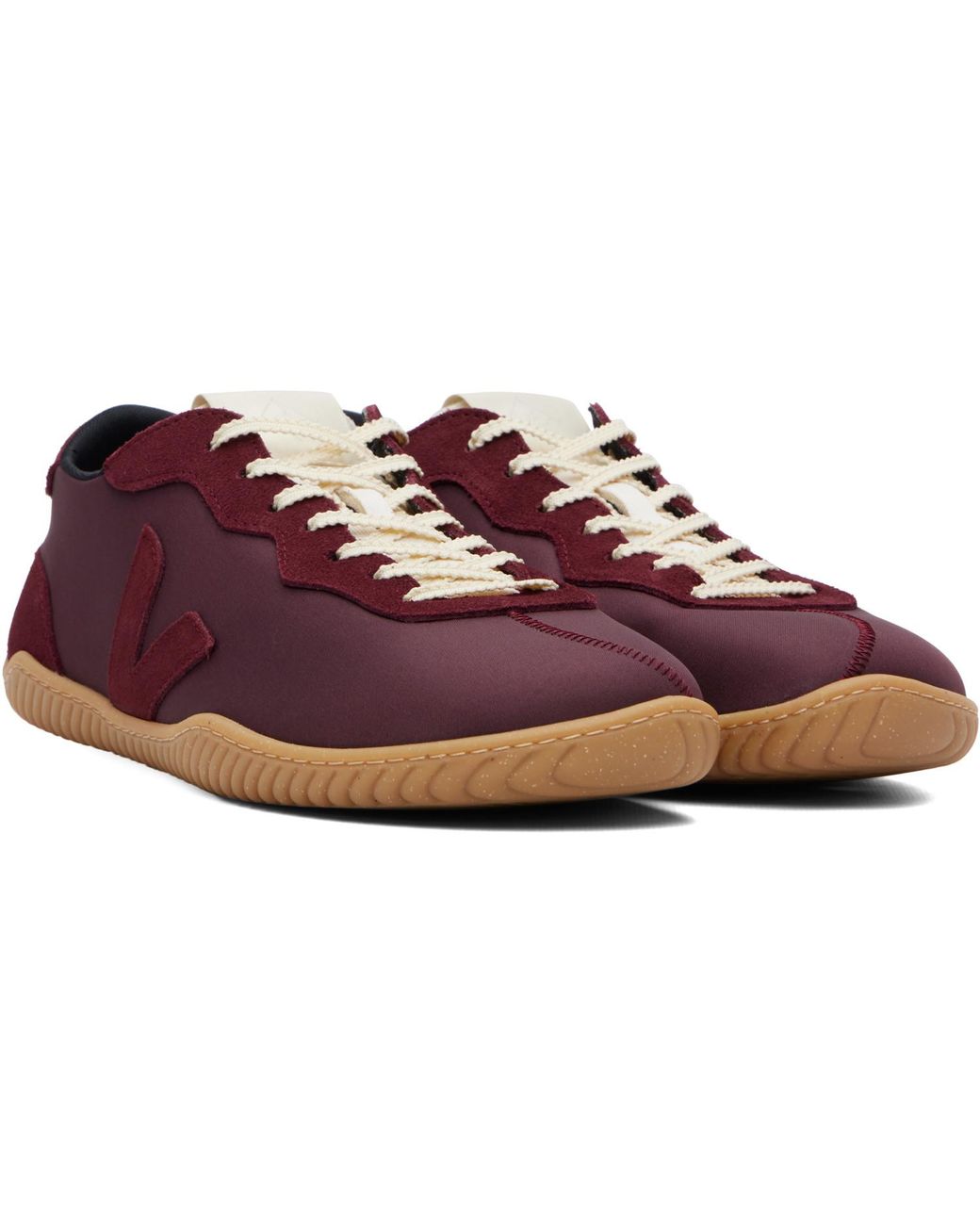 Veja Red Burgundy Baserange Edition Jitsu Nolyn Sneakers for men