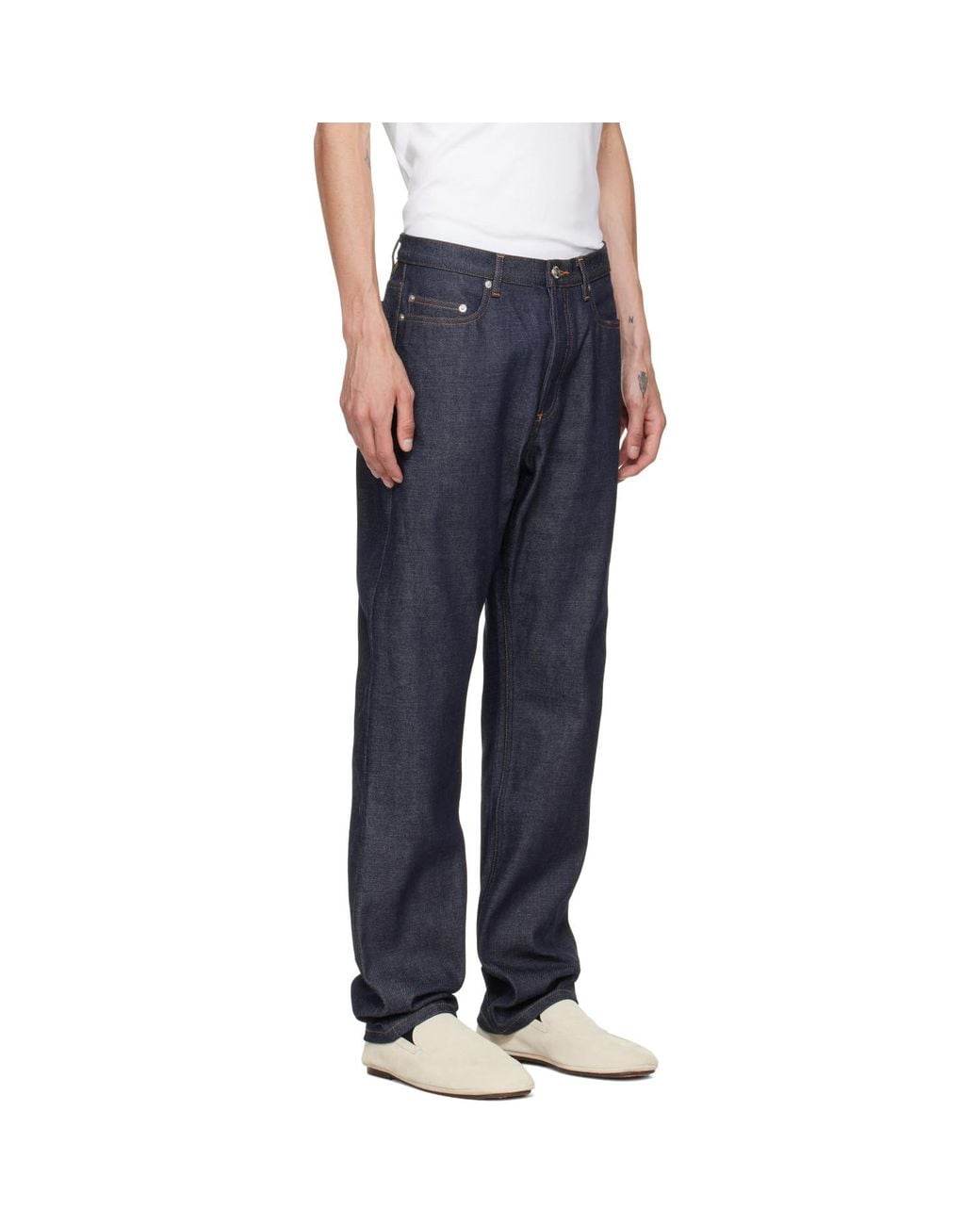A.P.C. Blue New Standard Jeans for men