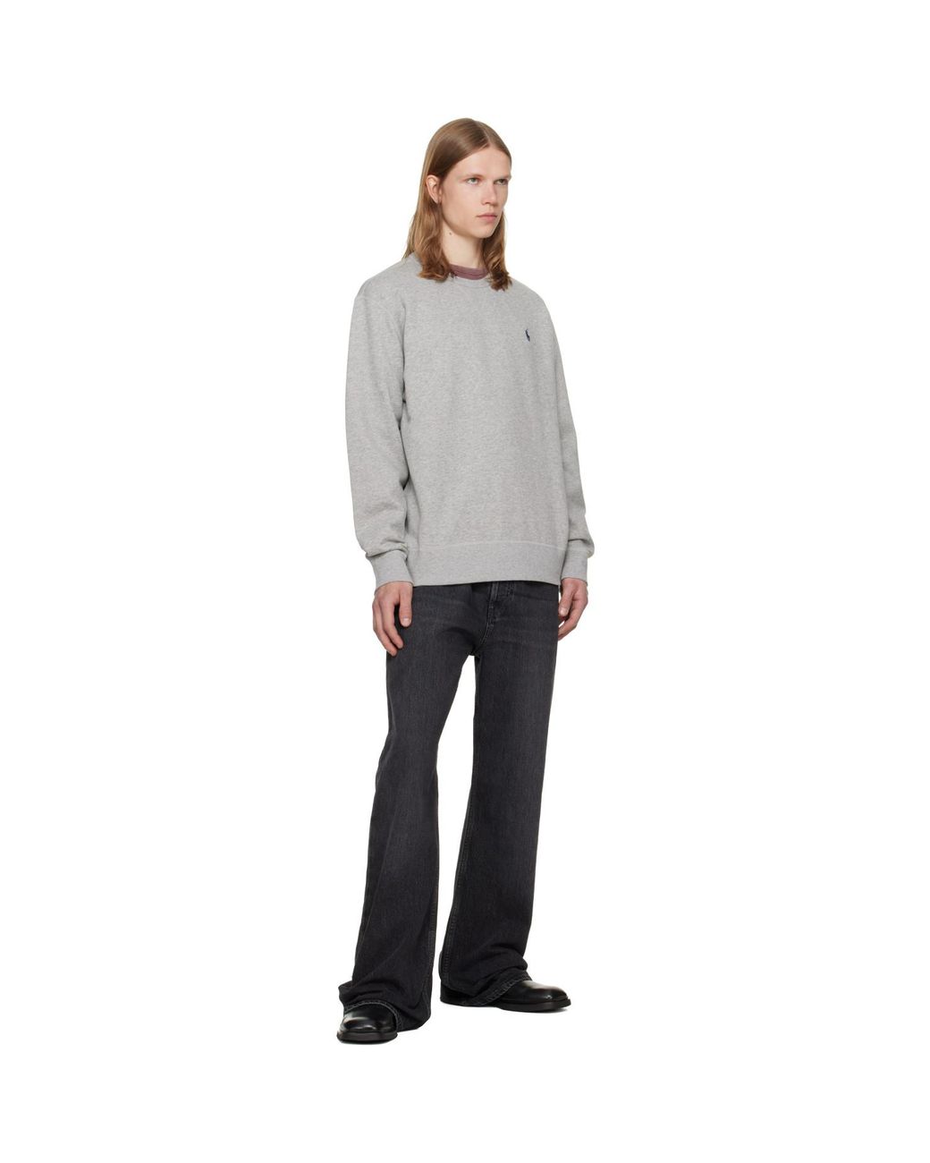 Polo Ralph Lauren Gray 'The Rl Fleece' Sweatshirt for men