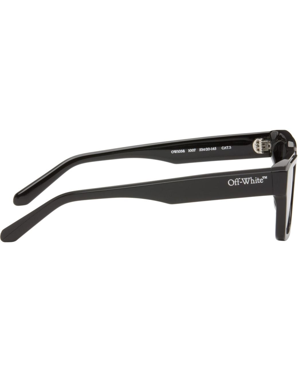 Off-White c/o Virgil Abloh Gray Flint Sunglasses for men