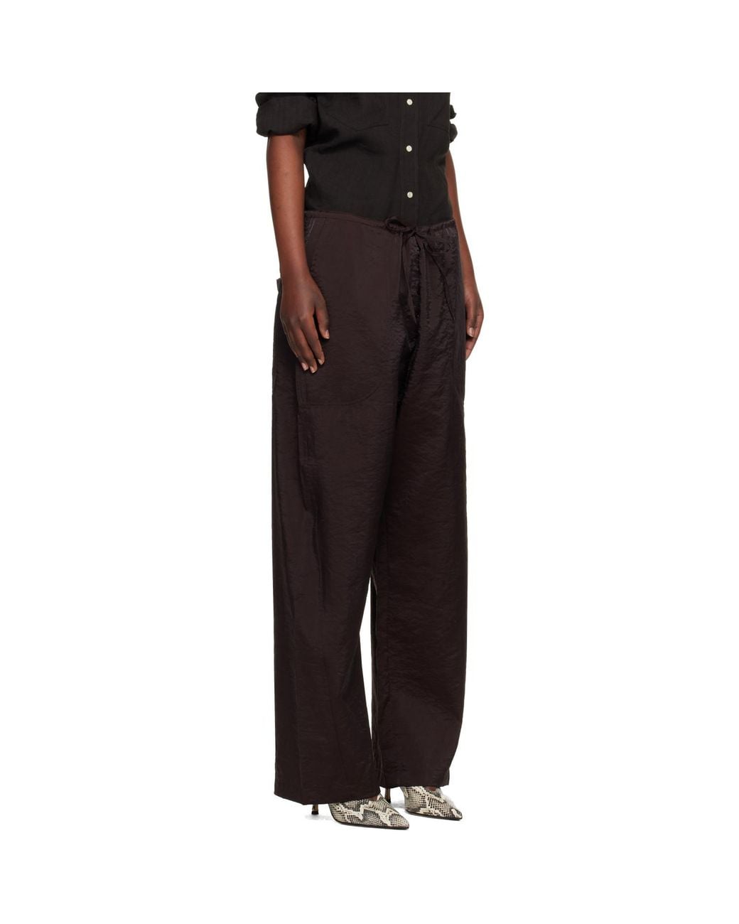 Studio Nicholson Black Hera Trousers